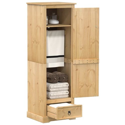 Vidaxl Garde-Robe Corona 55x50x170 Cm Bois De Pin Massif