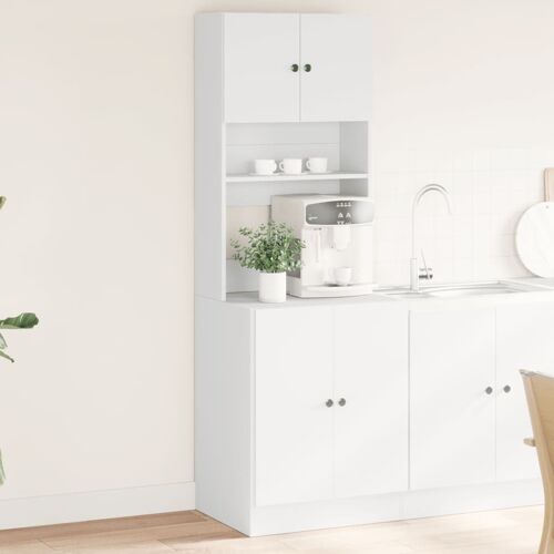 vidaXL Armoire de cuisine blanc 60x50x180 cm bois d'ingénierie