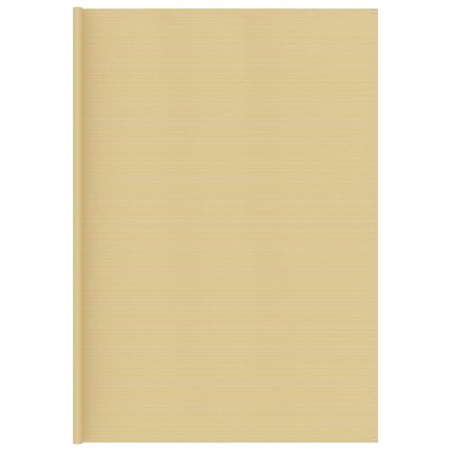 Vidaxl Tapis De Tente Beige 400x800 Cm Pehd