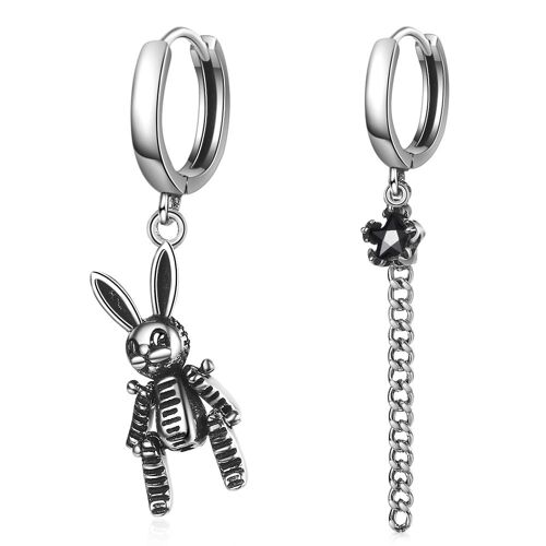 Xiyanike ¿ Boucles D'oreilles Pour Femme, Couleur Argent, Cubique, Zircone, Étoile, Flocon De Neige, Fleur, Poisson, Pompon, Accessoires, Cadeau De Fiançailles