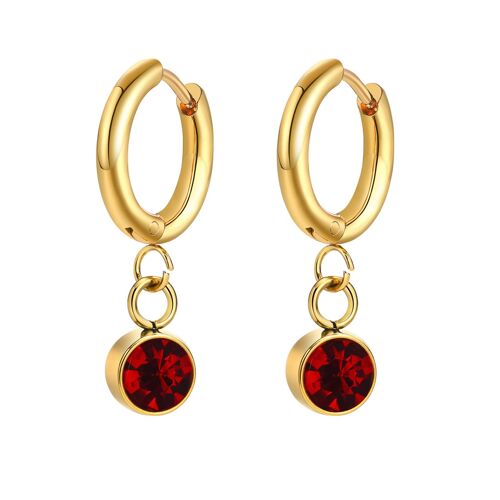 Vnox ¿ Boucles D'oreilles Créoles Pour Femmes, Huggie En Pierre Cz Aaa Scintillante De 12 Mois, Cadeau De Constellation Du Zodiaque Simple, Tendance Et Élégant Pour Fête
