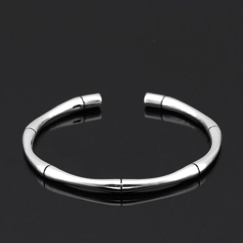 Xiyanike ¿ Bracelet Manchette Tissé En Argent, Ethnique Thaïlandais, Pour Hommes, Femmes Et Filles, Vintage, Mode, Nouveaux Bijoux De Fête, Cadeau De Couple
