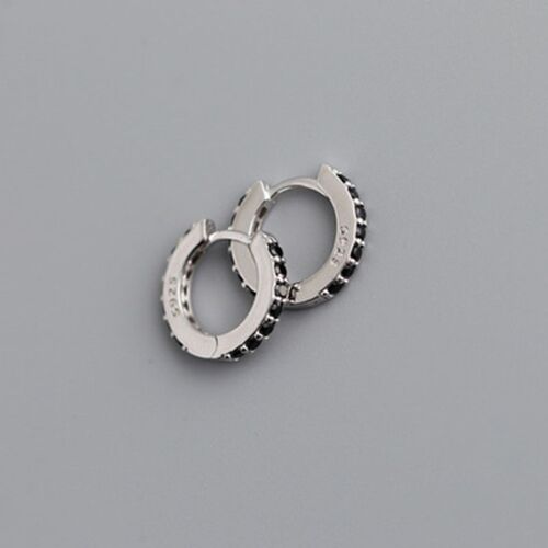 Xiyanike ¿ Boucles D'oreilles Rondes Incrustées En Zircon Pour Femmes, Couleur Argent 2021, Bijoux De Caractère Rétro, Vente En Gros