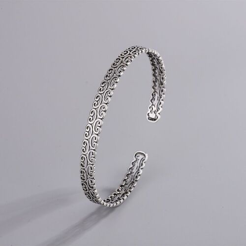 Xiyanike ¿ Bracelet Vintage Pour Femmes Et Filles, En Argent, En Zircon Rouge, À La Mode, Bijoux De Fête, Cadeau Pour Ami