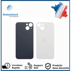 Vitre Arrière Pour Iphone 13 Mini Blanc Logo + Ce