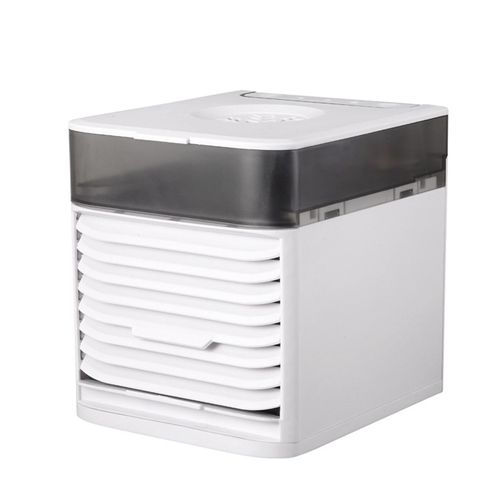 Climatiseur Portable Mini refroidisseur d'air USB Mini climatiseur personnel avec brume 7 couleurs de lumière pour chambre bureau Camping