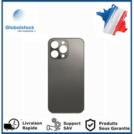 Vitre Arrière Pour Iphone 13 Pro Noir Logo + Ce