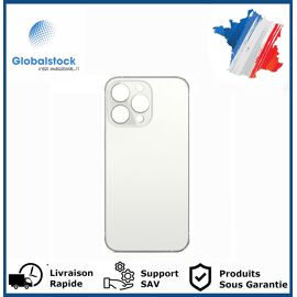 Vitre Arrière Pour Iphone 13 Pro Blanc Logo + Ce