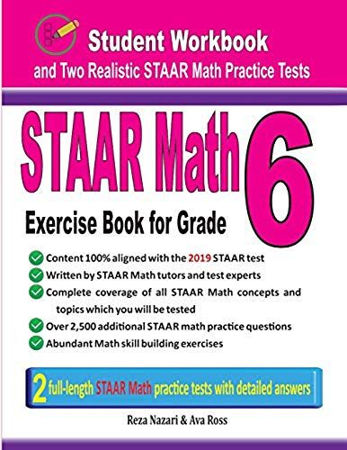 Staar Math Exercise Book For Grade 6