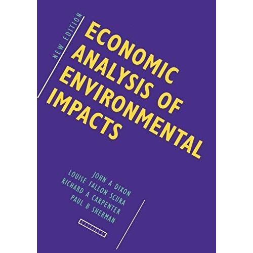 Economic Analysis Of Environmental Impacts