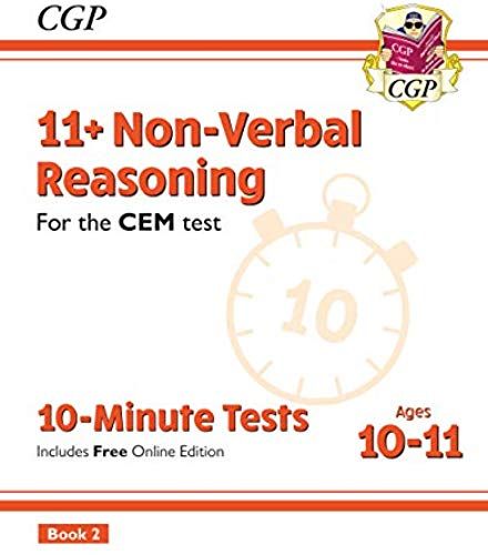 11+ Cem 10-Minute Tests: Non-Verbal Reasoning - Ages 10-11 Book 2 (With Online Edition)