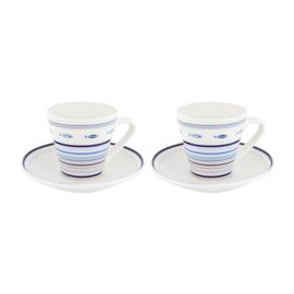Duo De Tasses À Expresso Rose Des Vents