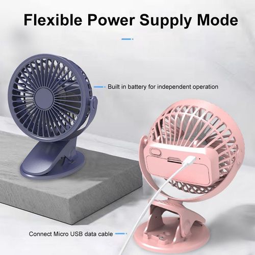 Ventilateur de bureau silencieux, petit ventilateur Portable réglable à 3 vitesses, pour bureau, dortoir, maison