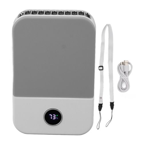 Ventilateur de cou suspendu, 3 vitesses de vent, silencieux, Clip de taille, Portable, Rechargeable par USB, pour l'été
