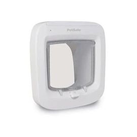 Petsafe- Chatiere A Puce Électronique Ppa19-16145, Chatiere A Piles, Verrouillage A 4 Positions - 22 X 23.9 Cm Installation Fac