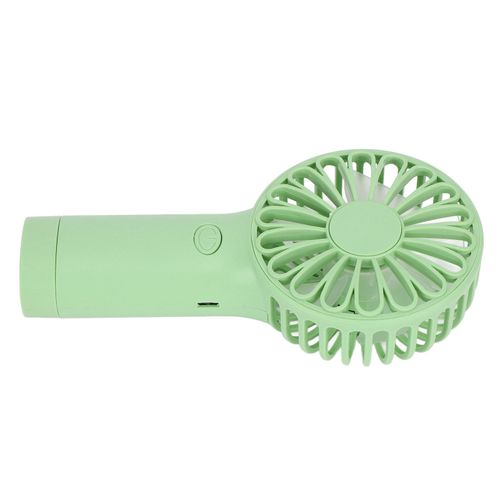 Ventilateur portatif vert, petit ventilateur à piles, Rechargeable par USB, pour voyage, pique-nique, bureau