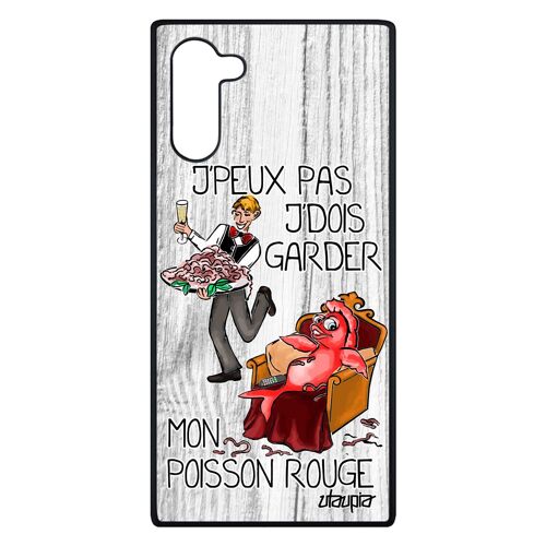 Coque Galaxy Note 10 Silicone J'peux Pas J'dois Garder Mon Poisson Rouge Humoristique Texte Humour Je Portable Tpu Jpeux De Samsung