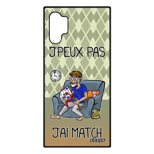 Coque Pour Note 10+ Plus Silicone J'peux Pas J'ai Match Je Aluminium Coupe D'europe Comique Case Sm-N975f Foot Drole Samsung Galaxy
