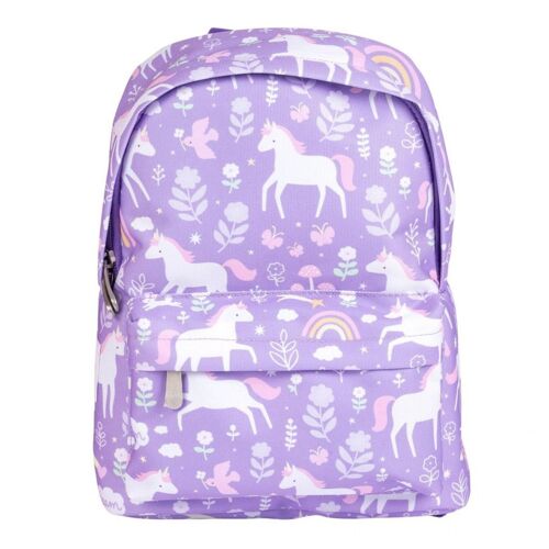 Sac À Dos Bébé Rêves De Licorne Violet, Blanc, Rose
