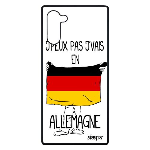 Coque Pour Note 10 Silicone J'peux Pas J'vais En Allemagne Humour Personnalisé Foot Alu Basket Jo Etui Made In France Samsung Galaxy