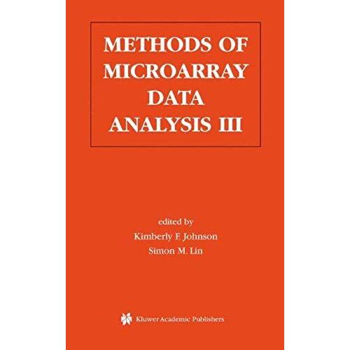 Methods Of Microarray Data Analysis Iii