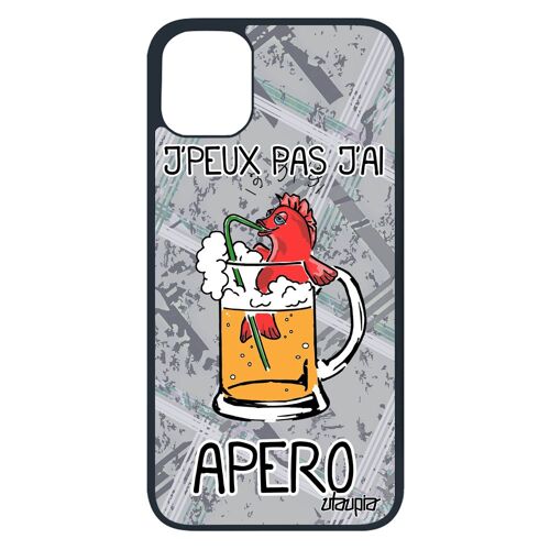 Coque Humour J'peux Pas J'ai Apero Pour Iphone 11 Pro En Silicone 512 Go Bourré Drole Souple Personnalisé Texte De Protection