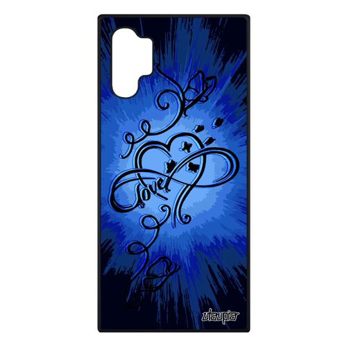 Coque Infini Love Samsung Note 10+ Plus Silicone Coeur Amour De Protection Eternel Soleil 4g Dessin Telephone Souple Espoir Galaxy