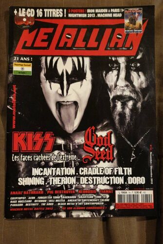 Revue Metallian N°74 Avec 3 Posters Dont Iran Maiden Et Cd 