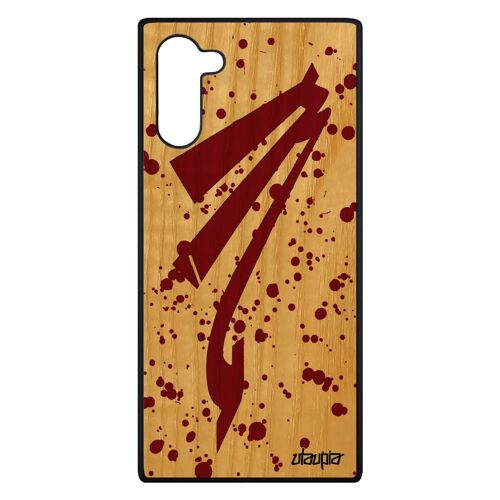 Coque Note 10 Bois Silicone Signe Du Zodiaque Scorpion Tropical De Protection Astrologique Femme Case Made In France Samsung Galaxy