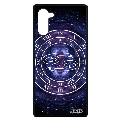 Coque Silicone Samsung Note 10 Signe Astrologique Cancer Du Zodiaque Univers Case Astrologie Etoiles Ciel Personnalisé Femme Galaxy