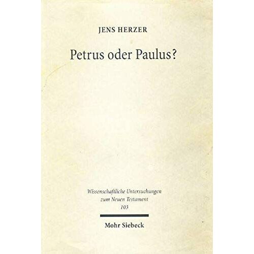 Petrus Oder Paulus?