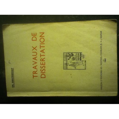 Travaux De Dissertation