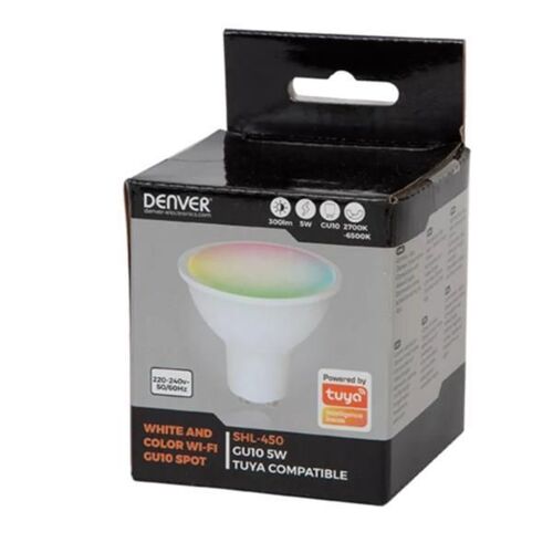 Denver Shl-450 Éclairage Intelligent Ampoule Intelligente Wi-Fi 5 W