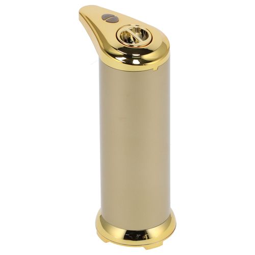 Distributeur de savon liquide automatique à capteur infrarouge sans contact de 250 ml pour la maison et la salle de bain, doré