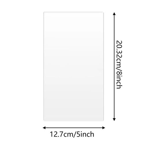 Grattoir À Crème Transparent Rectangulaire En Acrylique, Outil De Décoration De Gâteaux, Cuisine