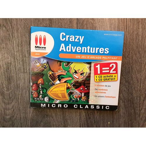 Crazy Adventures : Un Jeu D'arcade Palpitant - Micro Application