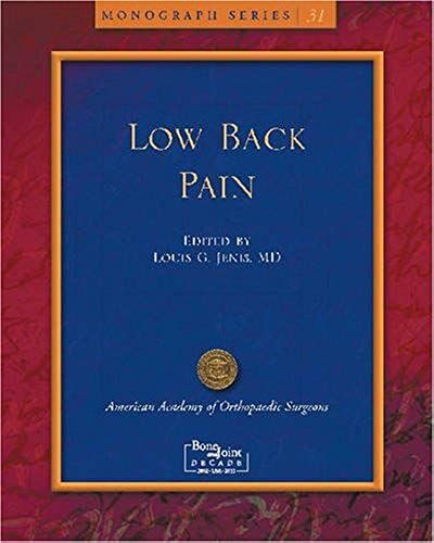 Low Back Pain (Aaos Monograph Series)
