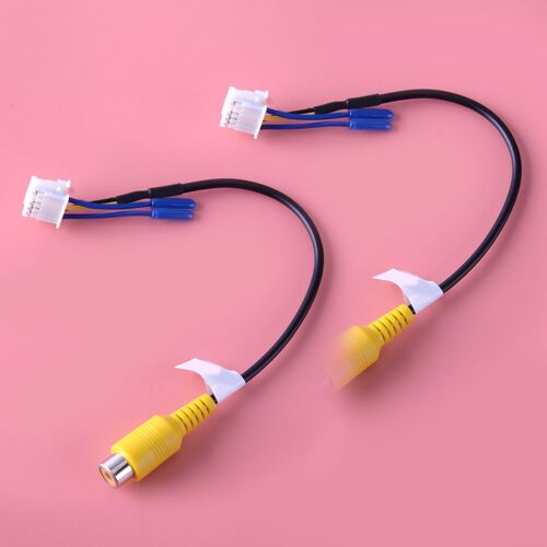 Caméra De Recul Rca Pour Voiture, 2 Pièces, 4 Broches, Connecteurs De Direction, Système Android, Stéréo, Lecteur Radio, Nouveau