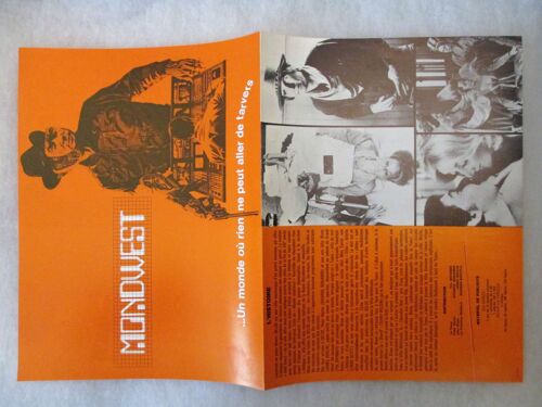 Synopsis Cinéma / Dossier De Presse Du Film: Mondwest (1973)
