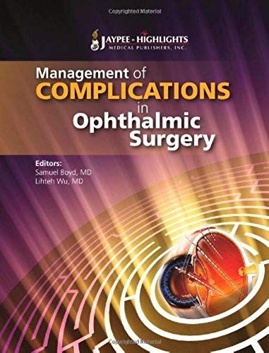 Management Of Complications In Ophthalmic Surgery