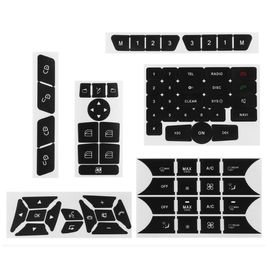 Autocollant Noir Pour Bouton De Réparation De Commande Centrale De Voiture, Colle Pour Mercedes Benz Glk350 Classe C Cls C218 Slk W172 W204 W212 W218 W207, 1 Jeu