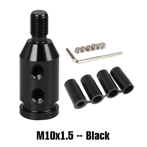 Pommeau De Levier De Vitesse Universel En Aluminium, Adaptateur De Levier De Vitesse Non Fileté Pour Bmw Mini 4 Couleurs