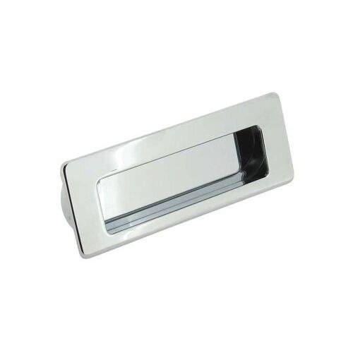 Poignée cuvette conak - Décor : Chromé mat - : - Encastrement : 110 x 35 mm - Largeur : 42 mm - Longueur : 113 mm - FOSUN