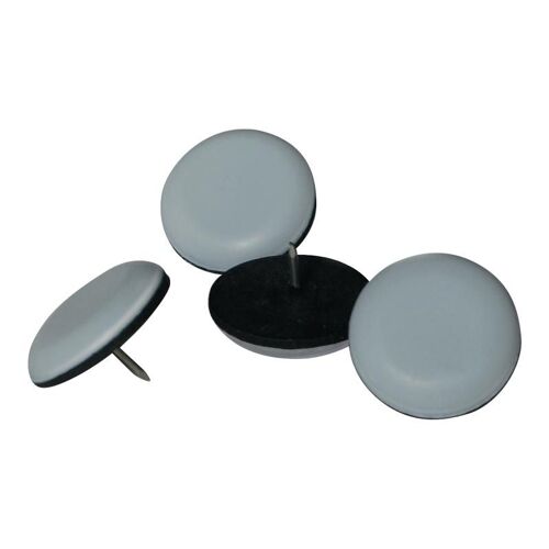 Patin glisseur teflon - Diamètre : 30 mm - Epaisseur : 6 mm - Longueur utile : 12 mm - ITAR