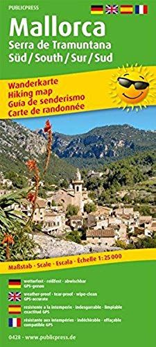 Mallorca - Serra De Tramuntana Sur/Süd /South/Sud 1:25 000