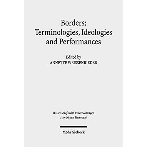 Borders: Terminologies, Ideologies, And Performances