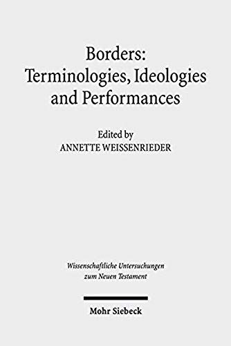 Borders: Terminologies, Ideologies, And Performances