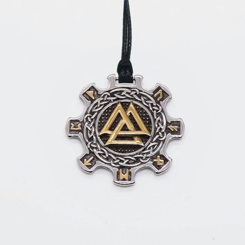 Collier Pendentif Noeud Celtique En Métal Pour Homme, Amulette Punk Classique, Style Nordique Rétro, Bijoux De Haute Qualité