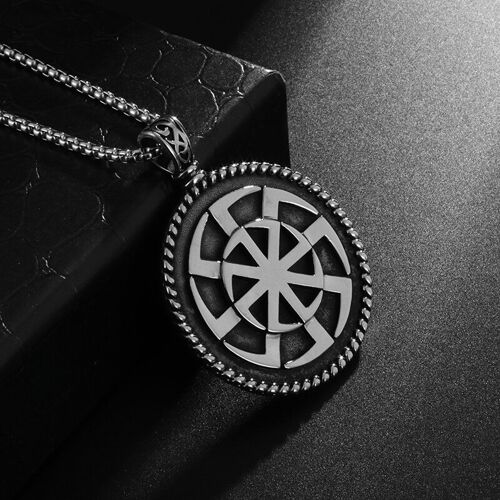 Collier Pendentif Noeud Celtique En Métal Pour Homme, Amulette Punk Classique, Style Nordique Rétro, Bijoux De Haute Qualité