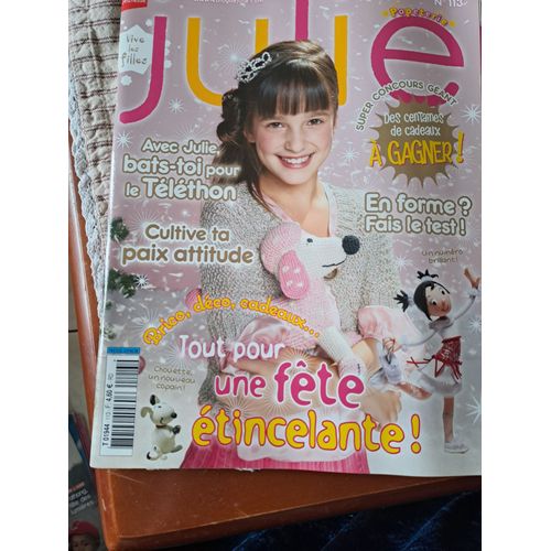 Magazine Julie Numero 113 Tout Pour Une Fete Etincelante